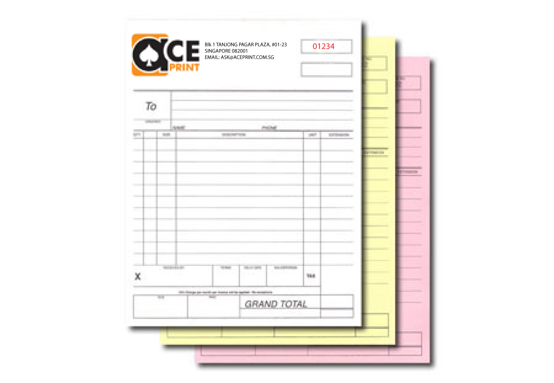PrintNprint SG - Carbonless copy paper (CCP), non-carbon copy